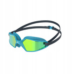 Dziecięce okularki pływackie lustrzanki Speedo Hydropulse Mirror Gog JU navy/blue bay/yellow gold