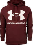 Bluza męska Under Armour Rival Fleece Big Logo HD bordowa 1357093 690