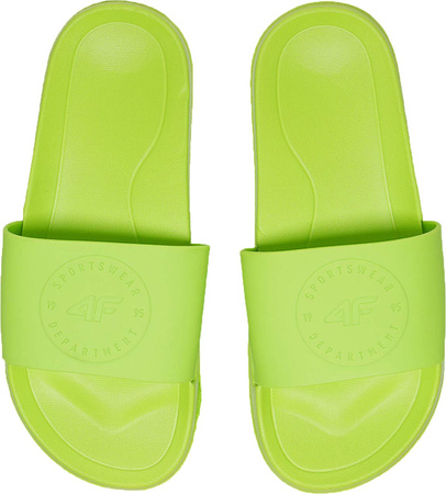 Klapki dla chłopca 4F M017A limonka 4FJMM00FFLIM017A 72A