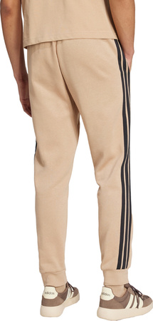 Spodnie męskie adidas Essentials 3-Stripes Fleece beżowe JX0712