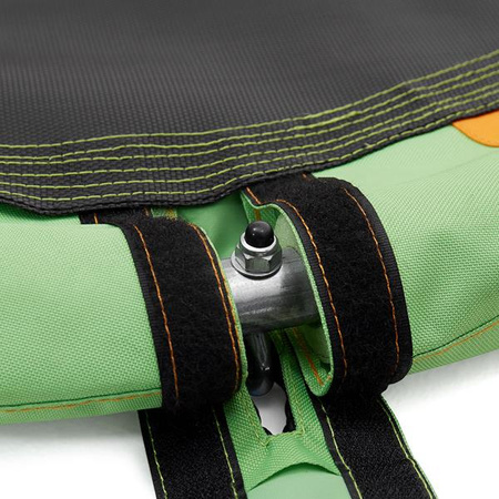 Bocianie gniazdo huśtawka Nils Camp NB5003 pomarańczowo-zielone średnica 90 cm