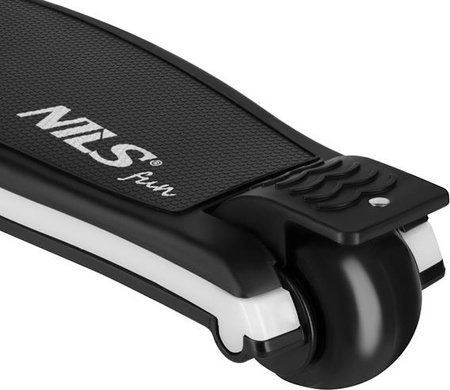 Hulajnoga dziecięca balansowa świecące koła i podest LED Nils Fun HLB1306 czarna II