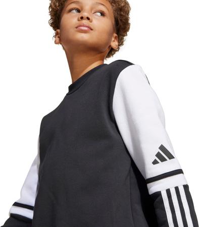 Bluza dla dzieci adidas Squadra 25 Sweat Crew czarna JE2773