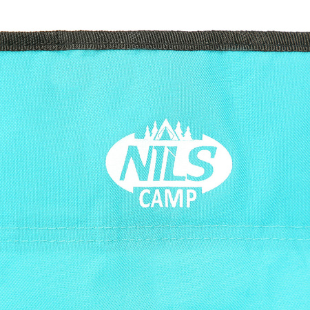 Krzesło turystyczne kempingowe składane Nils Camp NC3044 turkusowy