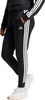 Spodnie damskie adidas Essentials 3-Stripes Fleece Slim czarno-białe JX2543