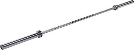 Gryf olimpijski HMS Premium GO901 900 kg Zaciski Lock Jaw ZG1500 srebrne 2 sztuki