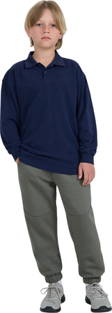 Koszulka dla chłopca longsleeve 4F M483 granatowa 4FJWAW25TLONM483 31S