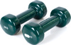 Hantle hantelki winylowe ciężarki do ćwiczeń Profit zielone 2x2 kg