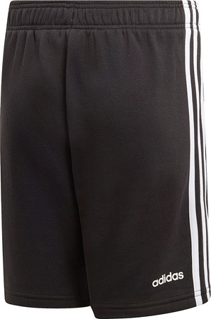 Spodenki dla dzieci adidas Essentials 3 Stripes Knit Short czarne DV1796
