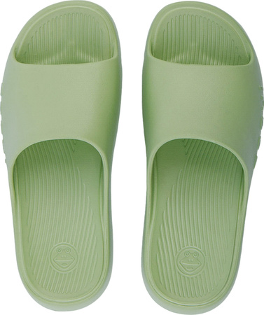 Klapki damskie Coqui Lou zielone 7042-100-8100