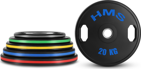 Talerz olimpijski ogumowany 2 x 20 kg HMS TOG20 2 x 20 kg