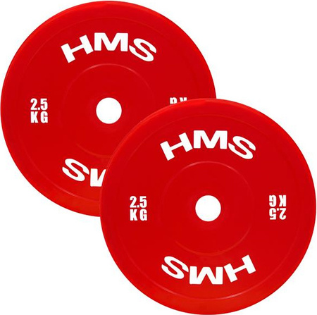 Tpp zestaw talerzy olimpijskich technicznych HMS pe 2 x 1.5 - 5 kg (18 kg)