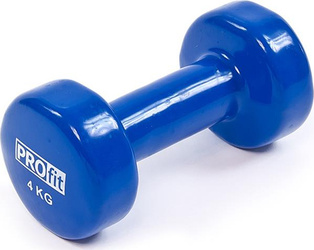 Hantla Hantelka Ciężarek Winylowy do Ćwiczeń Profit 4 kg