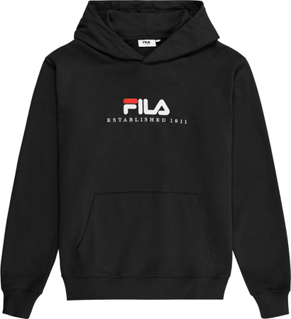 Bluza z kapturem kangurka Fila Valsera czarna FAU0227 80010
