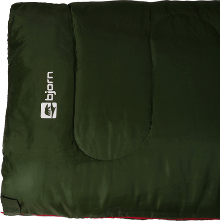 Śpiwór Bjorn Camper 180x75 cm zielony prawy BJ63862