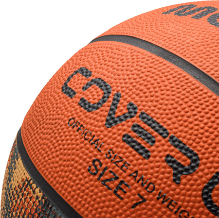 Piłka do koszykówki koszykowa Meteor Cover up pomarańczowa 16808