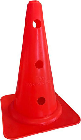 Pachołek z otworami Yakima Sport 38 cm czerwony 100609