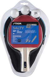 Rakietka do tenisa stołowego ping ponga Stiga Salty 1 rakietka ,3 piłeczki,pokrowiec