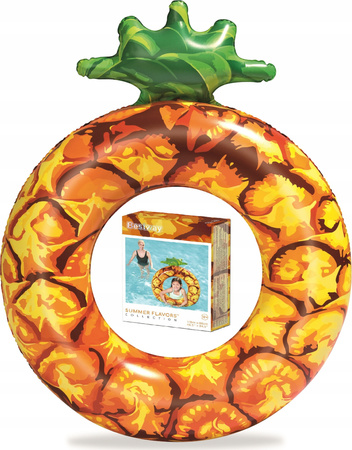 Dmuchane koło plażowe basenowe Bestway Swimring średnica 119 cm