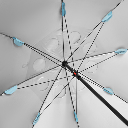 NC17114 PARASOL/PARAWAN PLAŻOWY 2W1 XXL 240 CM NIEBIESKI NILS