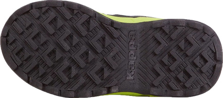 Buty dziecięce Kappa Vipos Tex zielono-czarne 260902K 3133