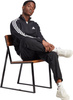 Bluza męska adidas Essentials Fleece 3-Stripes 1/4-Zip czarna HZ6235