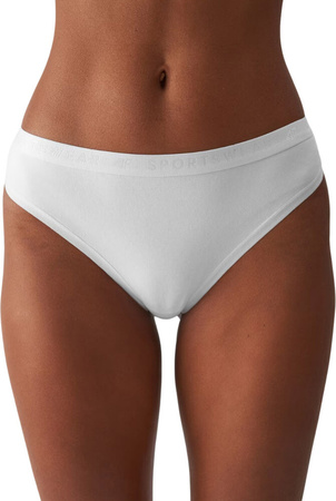 Majtki damskie stringi 4F F026 białe 4FWMM00UPTSF026 10S