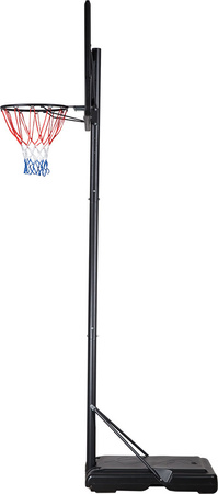 Kosz do koszykówki regulowany wolnostojący Nils ZDK321 czarny