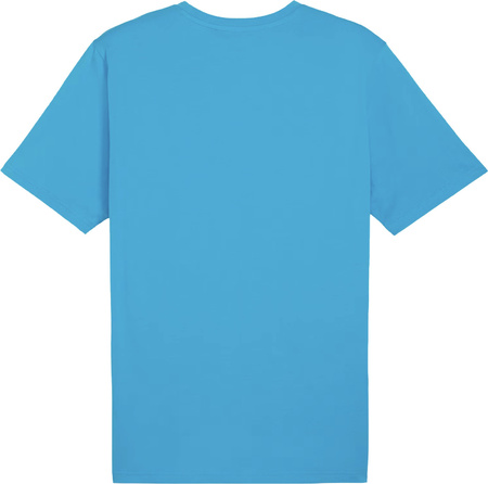 Koszulka męska Puma Team Rise Logo Jersey Cotton jasnoniebieska 658705 02