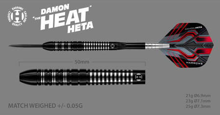 Rzutki Harrows Damon Heta 90% Steeltip SMJ sport