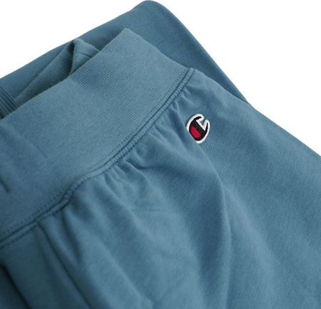 Spodnie damskie dresowe Champion Flare dzwony niebieskie 117553 BS099