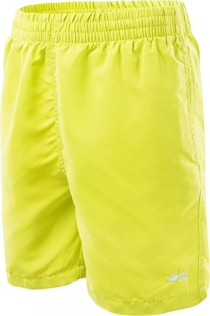 Dziecięce kąpielówki spodenki szorty kąpielowe Aquawave Apeli Junior limonkowe rozmiar 164