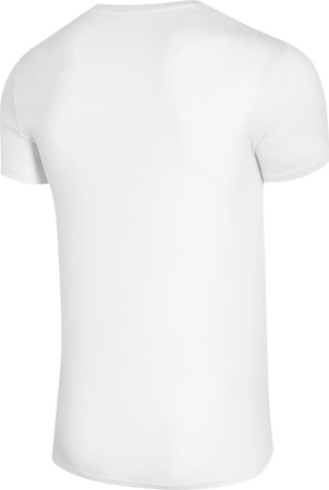 Koszulka męska 4F M3096 biała 4FWSS25TTSHM3096 10S