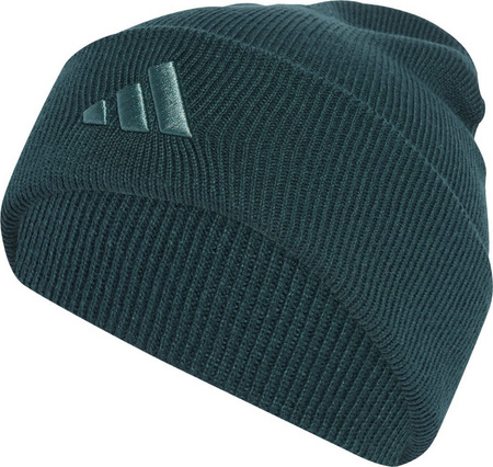 Czapka adidas New Logo Beanie Cuff zielona JX5747