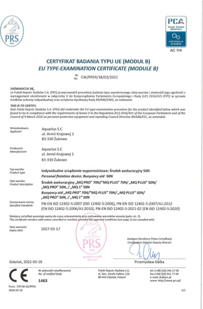 Kamizelka Aquarius Asekuracyjna MQ Pro ciemnoniebieska