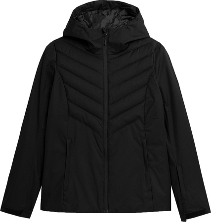 Kurtka narciarska damska 4F F122 czarna 4FAW23TJACF122 21S