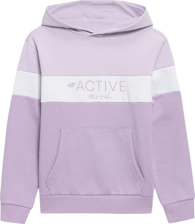 Bluza dla dziewczynki 4F fioletowa HJL22 JBLD002 51S