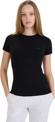 Koszulka damska 4F F2255 czarna 4FWMM00TTSHF2255 20S
