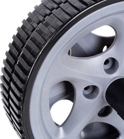 Kółko do ćwiczeń Profit z matą szaro-czarne DK 3218N