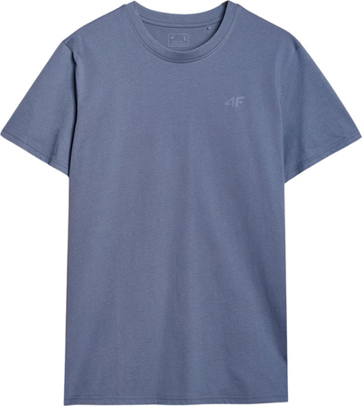 Koszulka męska 4F M2256 denim 4FWMM00TTSHM2256 32S