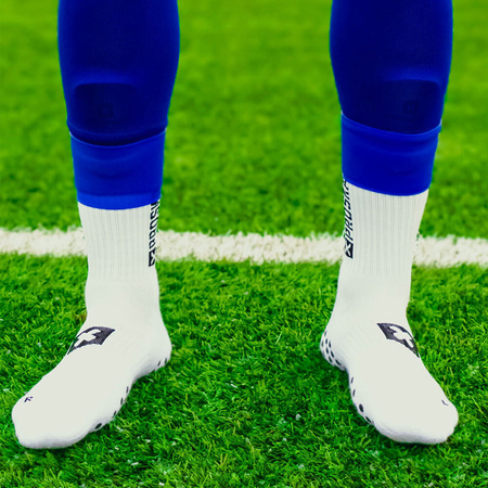 Opaski silikonowe do ochraniaczy piłkarskich Proskary niebieskie