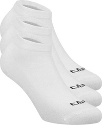 Skarpety CMP Bamboo Invisibile 3pak białe 3I81347/A001