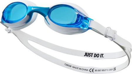 Okularki pływackie Nike Junior białe NESSD138-100 OS