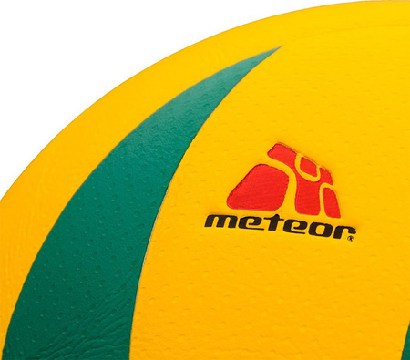 Piłka siatkowa Meteor Nex żółto-zielona 10075