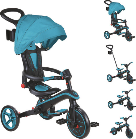 4w1 rowerek biegowy wózek jeździk rowerek trójkołowy Globber Explorer Trike Foldable 732-105