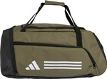 Torba sportowa treningowa podróżna fitness adidas Essentials 3-Stripes Duffel M oliwkowa IZ1918