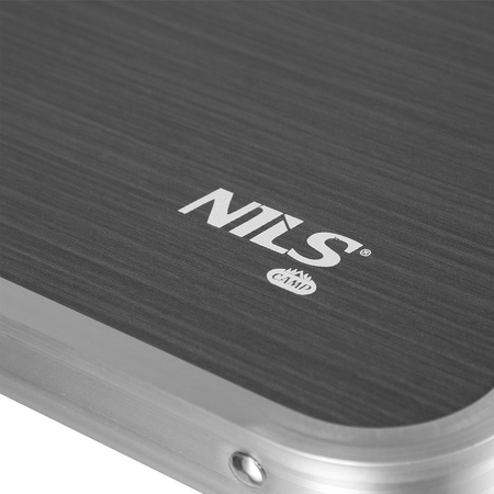 Stół turystyczny kempingowy Nils Camp NC1605 składany ciemnoszary 120x60x70cm