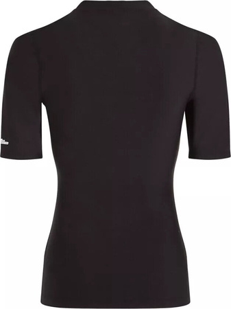 Damska koszulka uv O'neill ESSENTIALS BIDART SKIN S/SLV black out rozmiar L