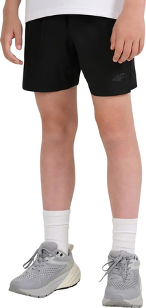 Komplet odzieżowy 4F koszulka, spodenki, worek M084 biało-czarno-niebieski 4FJWAW25TAPSM084 20S