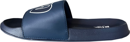 Klapki męskie Lee Cooper granatowo-białe LCW-24-42-2481MC